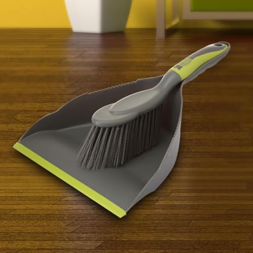 Staubbesen und Pfannen-Set, Reinigungsset für den Heimschreibtisch, tragbare Reinigungsbürste und Kehrschaufel-Set mit ergonomischem Griff für den Schreibtisch – Bild 4