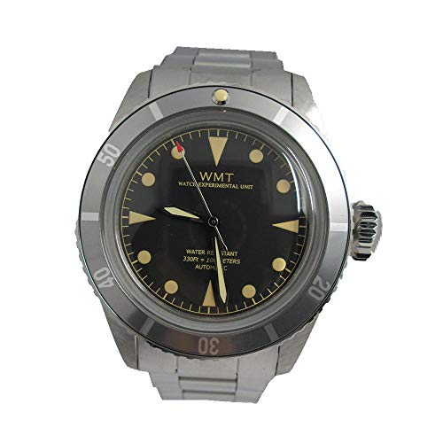 Montre Noir Sea Diver Automatique en Acier 316L : L'excellence au Poignet