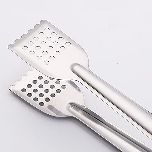 MRKU Pinzas de Cocina de Acero Inoxidable para Barbacoa, anticalentamiento, Pinzas para Pan, repostería, Utensilios de Cocina