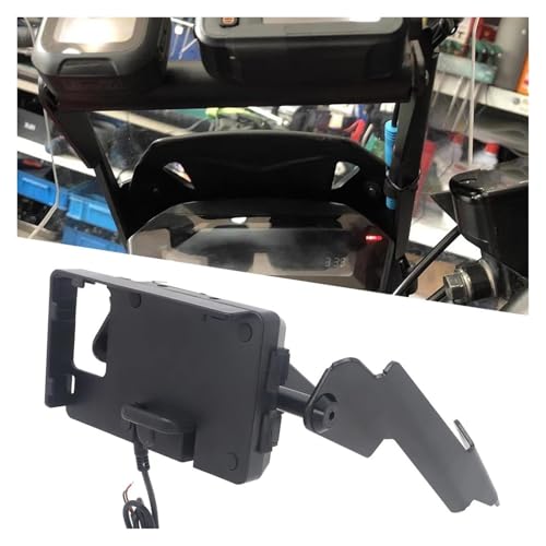 Support navigation moto NC750X 2016-2020 avec plaque GPS - 5