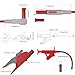 Young Dance 12pc Multimeter Test Leads,Test Leads with Alligator Clips,Test Hook,Banana Plug Leads,Telescopic Testing Hook,Suitable for Fluke, Kaiweets, Innova Multimeter, Voltmeter, Clamp Meter