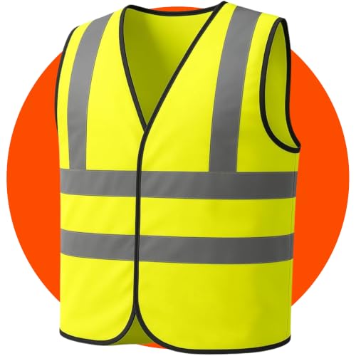 Image of Step Ahead/Kuest Hi Vis Vest Reflective Safety Waistcoat, (Yellow - M)