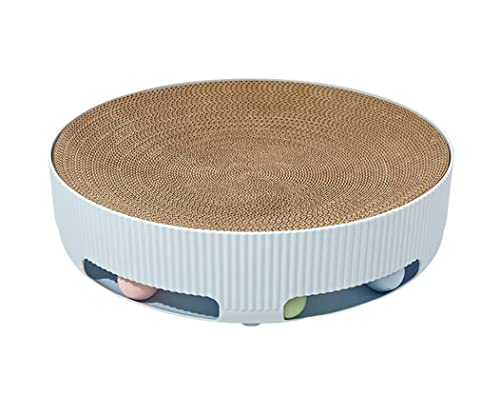 Arbre à chat en carton bleu canapé apaisant pour chat d'intérieur