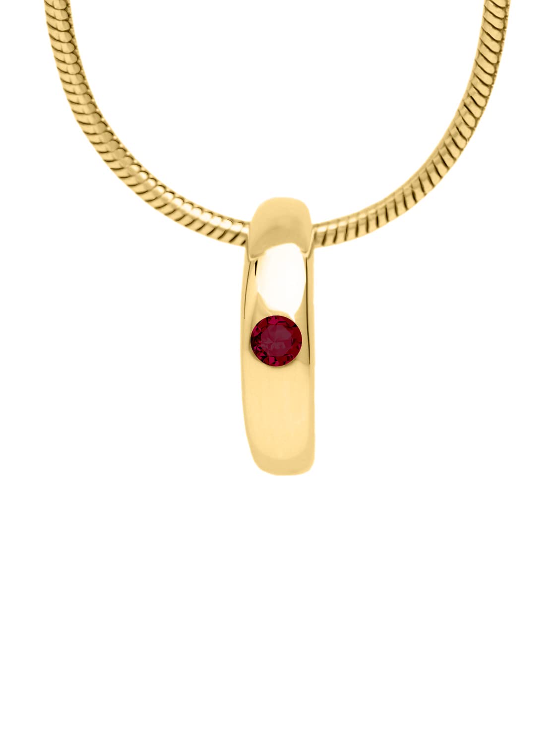 My Gold Kinder Baby Anhänger Taufring (Ohne Kette) Echtes Gelbgold 333/585 (8/14 Karat) Zirkonia Ø 10mm Birthy