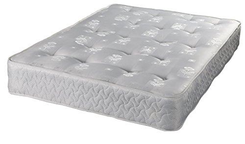 Jumpi 1000 damask fabric quilted border mattress - floral design - 4ft small double