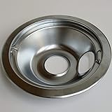 Seneca River Trading Small 6' Chrome Drip Bowl Tray for General Electric, WB32X5075, WB31M16