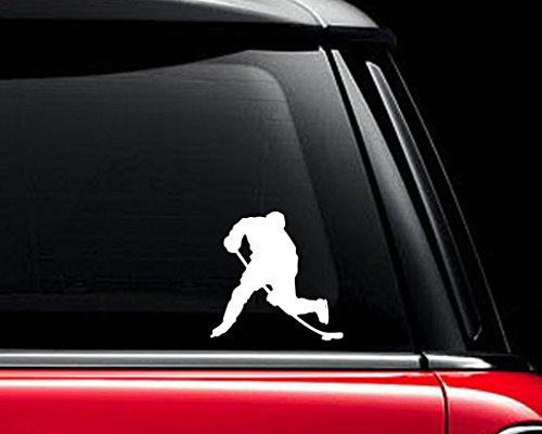 Hockey Player Shape - Vinyl Decal - Car Truck Laptop - SELECT SIZE