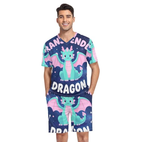 Camisa de pijama de dragón espacial GuoChe el regalo ideal del orgullo trans