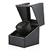 Volwco - Scatola Porta Orologi, watch winder, in Pelle PU, con Cuscino Regolabile, Girevole, espositore per Orologi(Spina Europea)