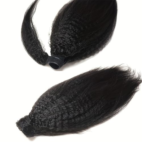 Extensión de cola de caballo para solucionar falta de volumen con pelo humano de 18" 2