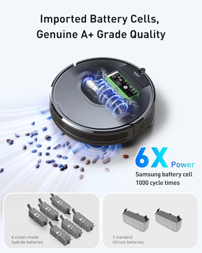 Image of 1800Li Replacement Battery for iRobot Roomba, Imported battery Replacement for Roomba 900 800 700 600 Series, for 960 965 970 980 981 801 805 850 860 877 890 891 895 780 790 614 615 640 665 670 675