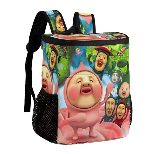 こびとづかん1 クーラー バックパック 保冷リュック 大容量 クーラーボックス 保冷リュック 冷蔵庫バッグ 保温 釣り キャンプ クーラーボックス クーラーバッグ