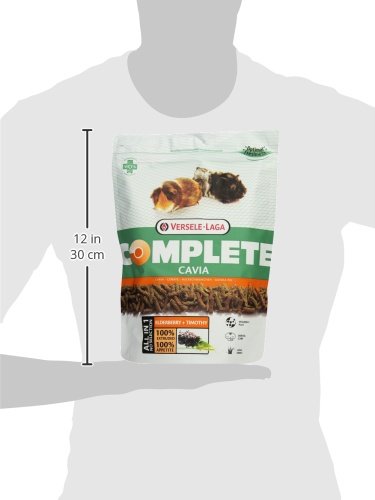 Versele-Laga Complete Cavia All-in-one- Nutrition | 3er Pack | 3 x 500 g | Pellets für Meerschweinchen | Enthält Timothy-Heu | Angereichert mit Holunderbeeren und Kräutern