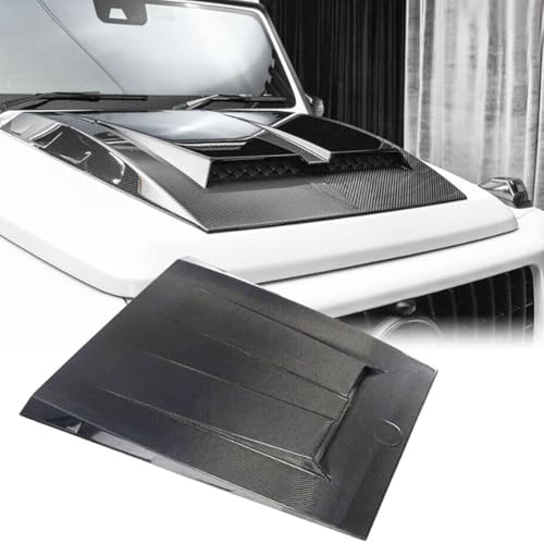 MCARCAR KIT Real Carbon Fiber Engine Hood Cover for Mercedes Benz W463 G500 G550 G55 G63 G65 Sport Utility 2004-2018 Front Engine Bonnet Hood Cover Cap Body Kit Factory Outlet