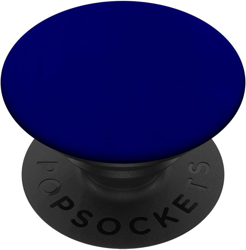 All navy blue Plain blue matte pop sockets boys and girls PopSockets MagSafe PopGrip for iPhone