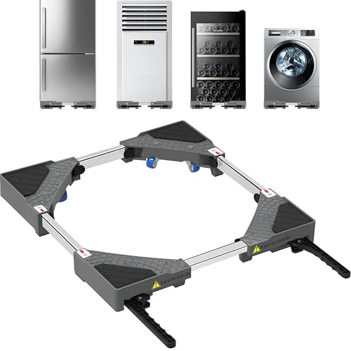 NIUXX Supporto regolabile per lavatrice: Base mobile Universale con ruote