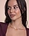 SNGIA 18K Gold Plated Pink Colored Natural Gemstone Quartz Crystal Bead Stone Healing FULLY ADJUSTABLE Statement Necklace Choker for Women by SNGIA, Dainty Strand Tennis Trendy Retro Handmade Jewelry Gifts, Cute Baroque Summer Beach Fashion Nickle Free Accessories