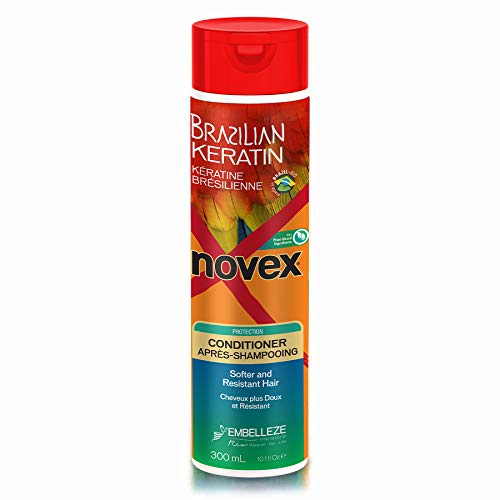 Novex Brazilian Keratin Conditioner, 10.14 oz. - Reconstructive Keratin, Frizz control & Damage Repair