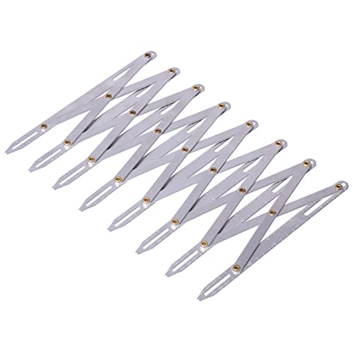 Expanding Sewing Gauge, Adjustable Aluminum Sewing Gauge Precise Spacing Ruler Versatile Measuring Tool for Home and Professional Use