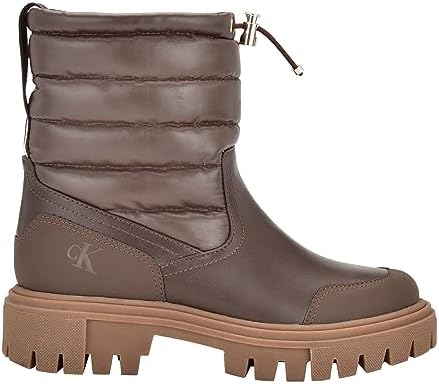 Calvin Klein Women's RELIKA Ankle Boot, Brown, 10 | Image 4