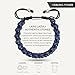 RTZN® Lapis Lazuli Bracelet for Men – Premium Artisan Handcrafted Authentic Blue Lapis Lazuli Mala Bead Bracelet – Adjustable Beaded Bracelets for Men (Morocco)