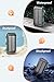 jskei Solar Charger Power Bank - 36800mAh Type-C 5V3.1A Fast Charging Power Bank. Equipped with a Powerful Flashlight, Compass, IP65 Outdoor Waterproof Portable Power Bank (Blue)
