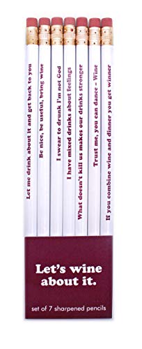 Crayons Lets Wine Snifty lot de 7 fournitures bureau dessin