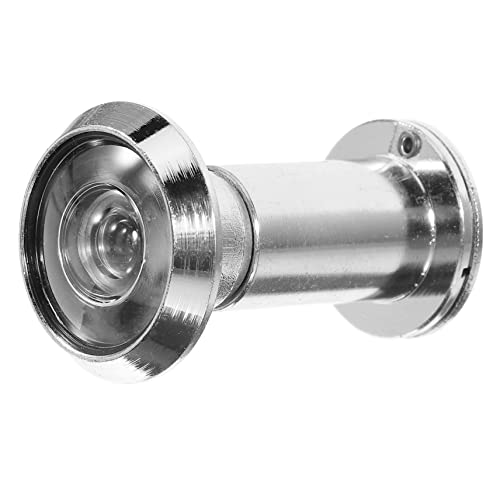 Visor de Mirilla para Puerta POPETPOP HD con Cubierta de Privacidad Acero Inoxidable Lente Gran Angular Ajuste Universal para Puertas Frontales
