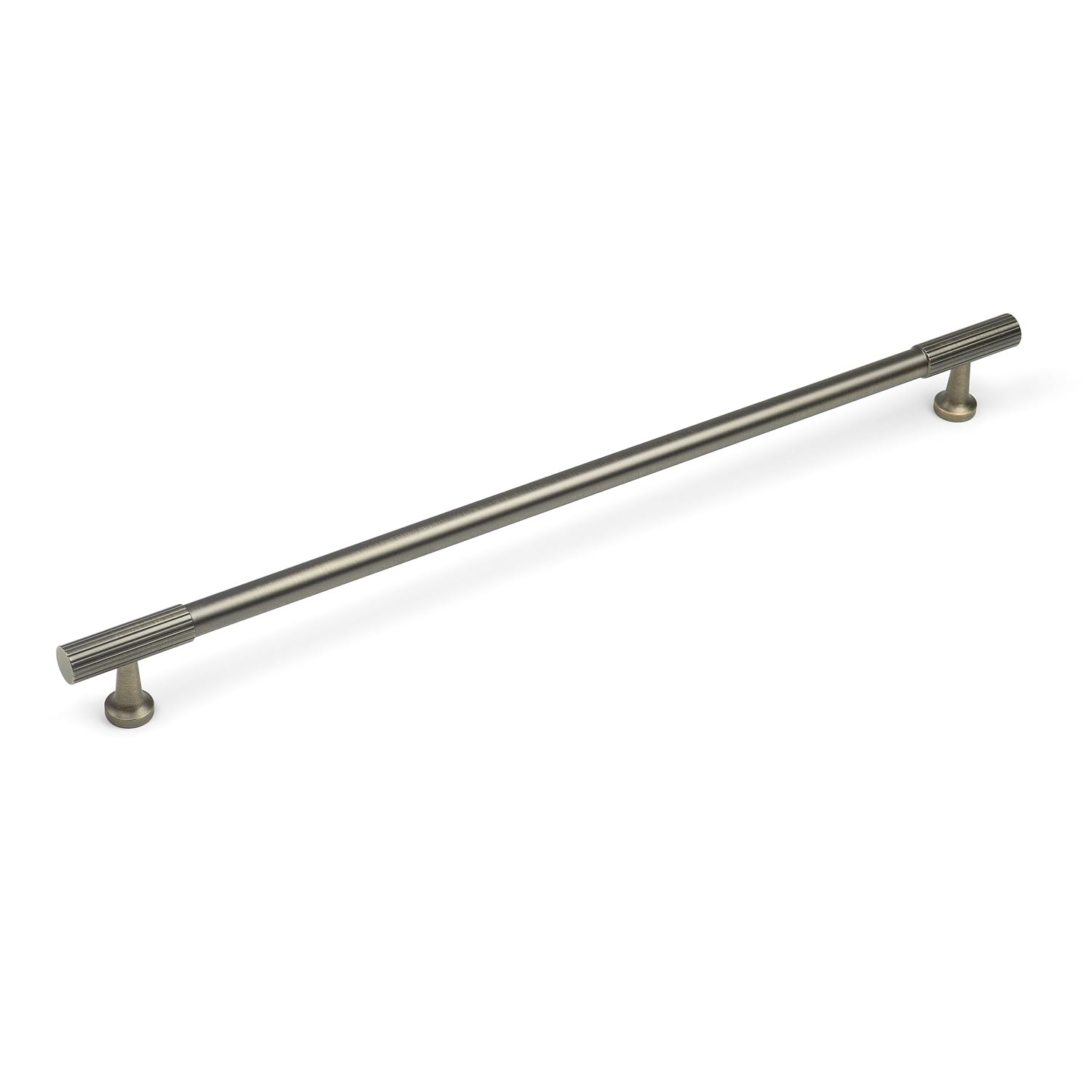 Handle & Home Reeded Detail Cabinet T-Bar Handle - Antique Brass - Antique Brass / 360Mm