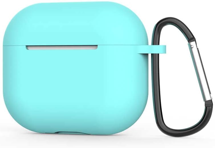Zore Apple ile uyumlu Airpods 3. Nesil Standart Silikon Kılıf Mavi Açık