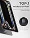 KU XIU Magnetic Wireless Charging Panle for iPad Pro 13'' M4/M5 Only, Aluminum Alloy Panle for 17mm Ball Head with 2M USB-C Cable, Wirder Compatibility Various Tablet Mount [Arm/Stand Not Included]