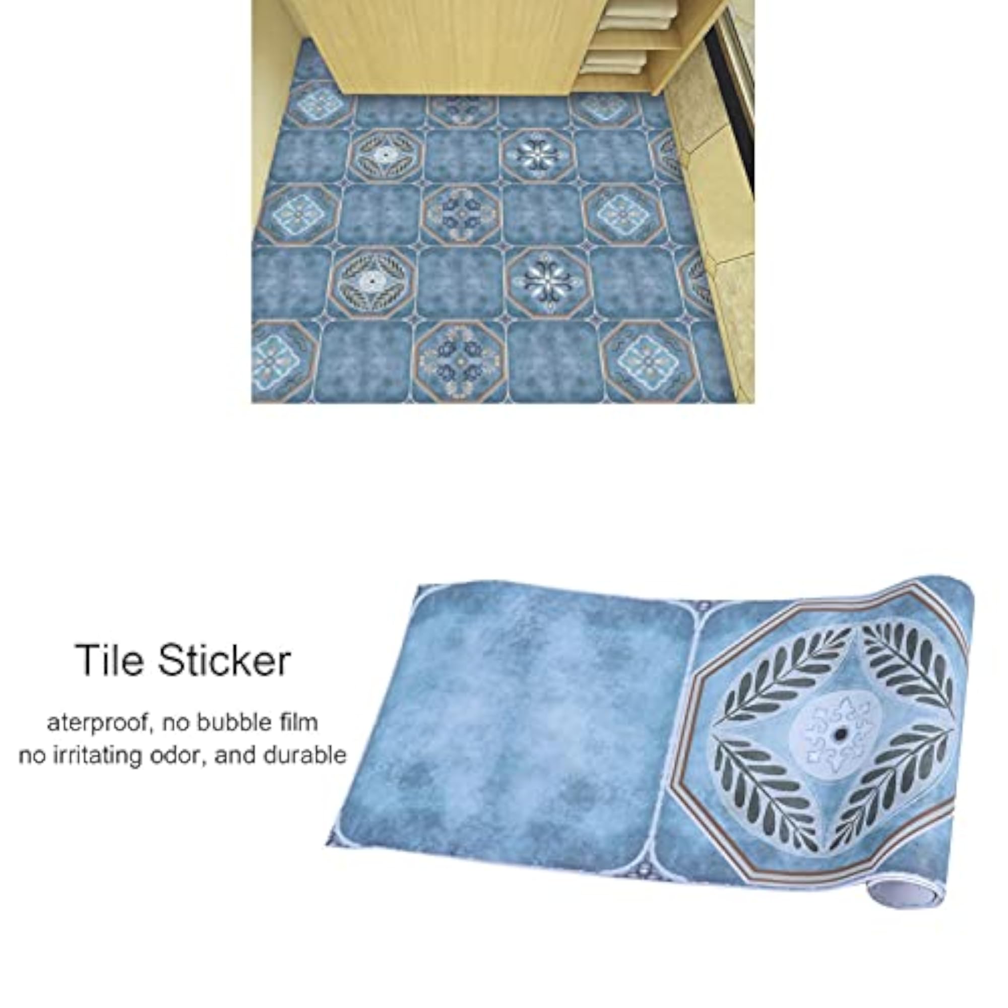 Home Tile Sticker for Stylish Floor Decoration