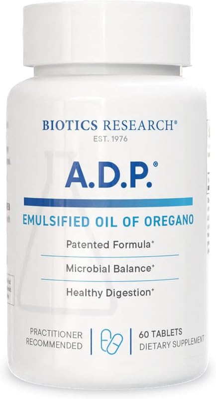 Evorina Biotics Research A.D.P. Oil of Oregano for GI Cleansing & Antioxidant Support + Saccharomyces boulardii Probiotic for Microbial Balance & Immune Health – 60 tabs & 60 caps | High Strength Herbal Supplement | Clean Label Ayurvedic Wellness-image-25