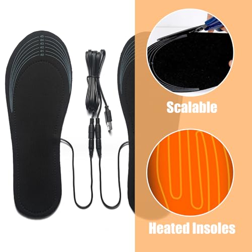Plantillas térmicas USB recargables talla 40-46 miniatura 4