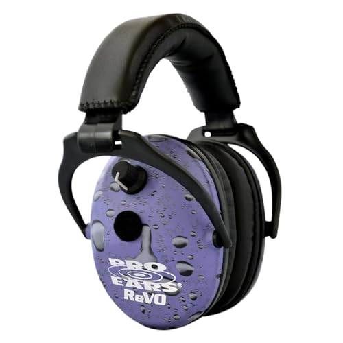 Pro Ears ReVO Electronic Earmuffs, Child-Sized Hearing Protection Muff, NRR 25, Dual Circuit Board, Exclusive DLSC Technology
