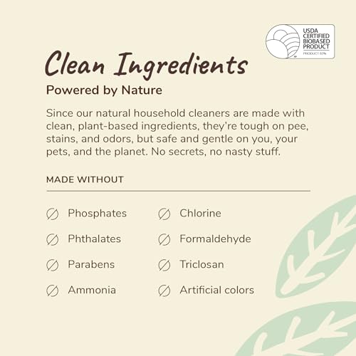 kin+kind eliminador de odores de animais de estimação para casa - desodorizante de lixo, spray elimi