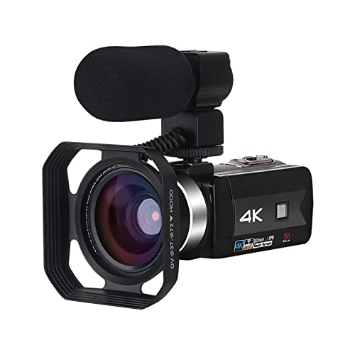 Caméscope de vision nocturne 4K avec carte SD 16Go pour vlog - 4