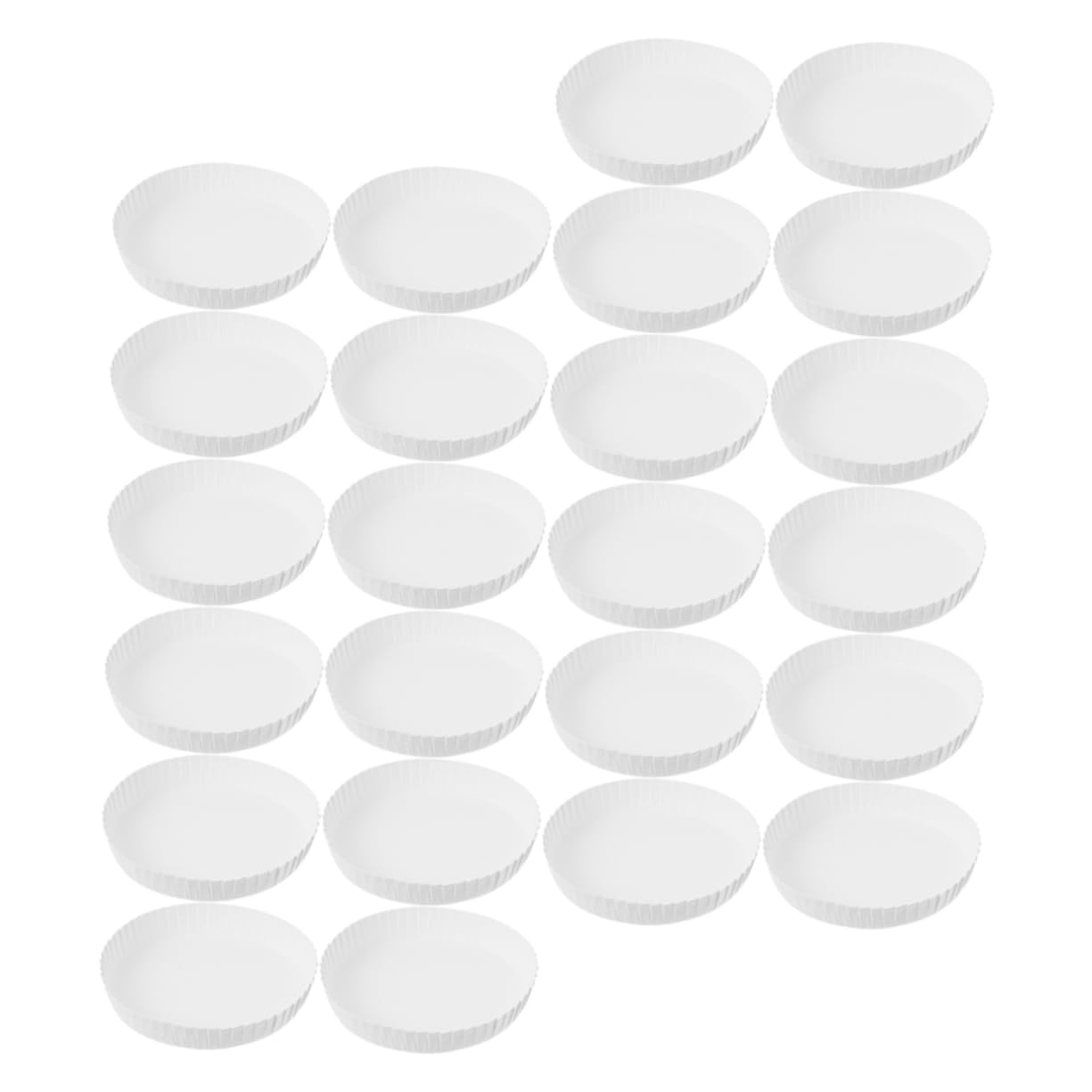 Cabilock 200pcs Disposable Paper Cup Lids Convenient Drinking Cup Covers for Ktv Restaurants Heat Beverages Clean From No Cleanup Required