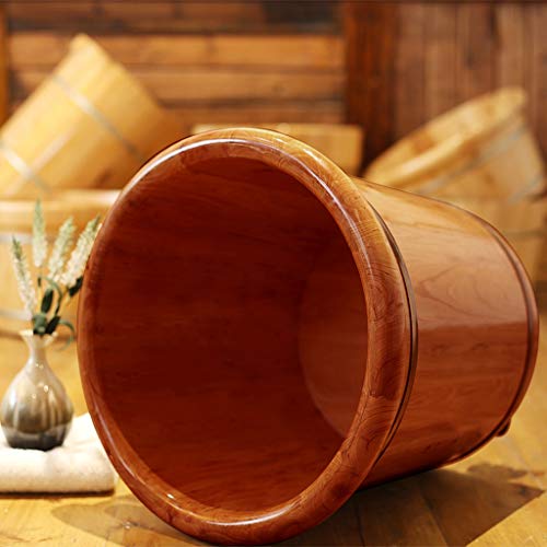 Tina de pie madera Katzowen sin cubierta 36 cm miniatura 3
