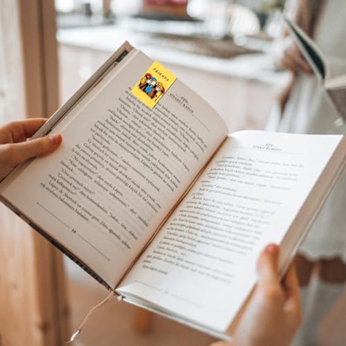 Image of Dia & Tia - Elegant & Durable Friends TV Show Themed Magnetic Bookmarks Set - Best Gift for Book Lovers, Students (Friends TV Show, Medium - 3.5x11 cm)
