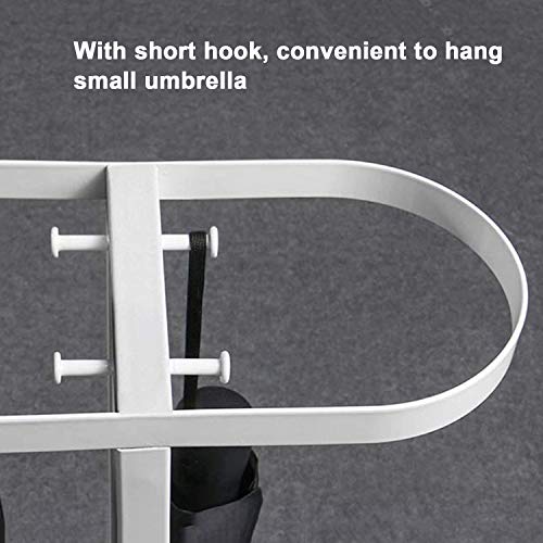 Rangement de parapluie compact ovale en métal pour optimiser les petits espaces étroits - 4