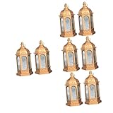 Lanterne décorative : le design délicat et élégant de cette lanterne à bougie ajoute une touche d'élégance et de sophistication, lanterne à bougie LED