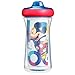 The First Years Disney Mickey Mouse Insulated Hard Spout Pack of Sippy Cups for Toddlers, 9 Ounce (Pack of 2)