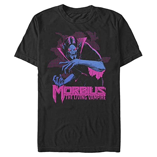 T-shirt Morbius Marvel Big & Tall pour homme, haut noir à manches courtes en taille 3XL