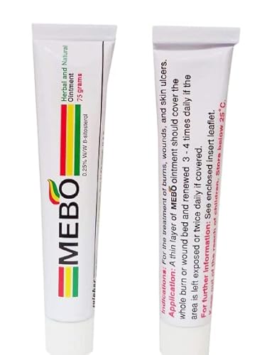 MEBO Burn Cream Skin Ointment Wound & Scar Care Fast First Aid Health Beauty Care (1 Tube = 75 grams)  