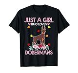 Photo Gallery doberman dog lover tee solo una ragazza che ama dobermans maglietta Photo Gallery doberman dog lover tee solo una ragazza che ama dobermans maglietta
