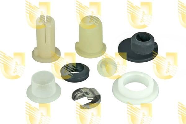 UNIGOM 160820K Kit de réparation levier de changement de vitesse Compatible avec VW Golf 4 3/5 portes 1J1 Golf 3 3/5 portes 1H1 Golf 2 3/5 portes 19E, 1G1, AUDI A3 3/5 portes 8L1, SEAT