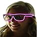 Produktbild ERGEOB® Coole selbstleuchtende EL Wire Brille mit Batteriebetrieb und Modusänderung in Pink - DIE PARTYBRILLE Ideal für Fasching, Karneval, Festivals, Halloween, Raves, Clubbesuche. pink