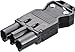 Price comparison product image Bachmann Appliance plug GST18/3 - GST18 Black - wire connectors (Black