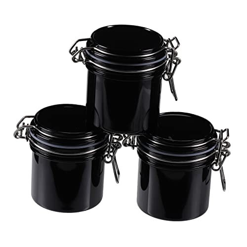 NULYLU Elegant Eyelash Glue Storage Case 3 Pcs Rust-Proof Stainless Steel for Lash Extensions